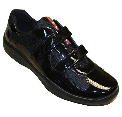 black patent prada trainers uk|Prada Trainers for Women .